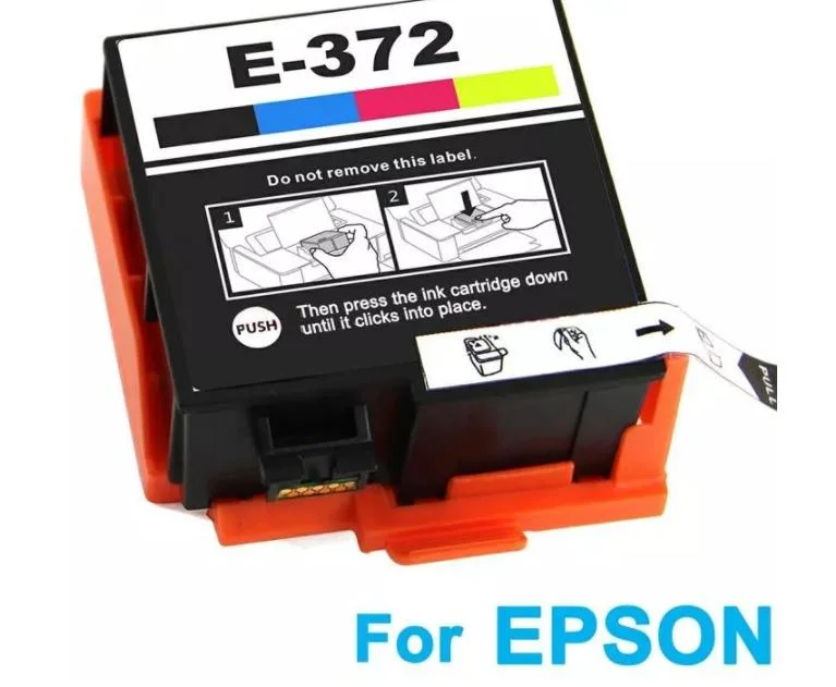 372 T372 T3720 Color Ink Print Cartridge for Epson Picturemate Pm-520 Pm520 Photo Inkjet Printer