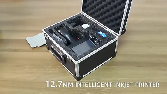 12.7mm Tij Intelligent Portable Date d'expiration Numéro de lot Numéro de lot Imprimante à jet d'encre
